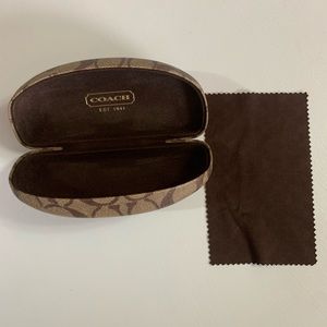 Coach glasses case